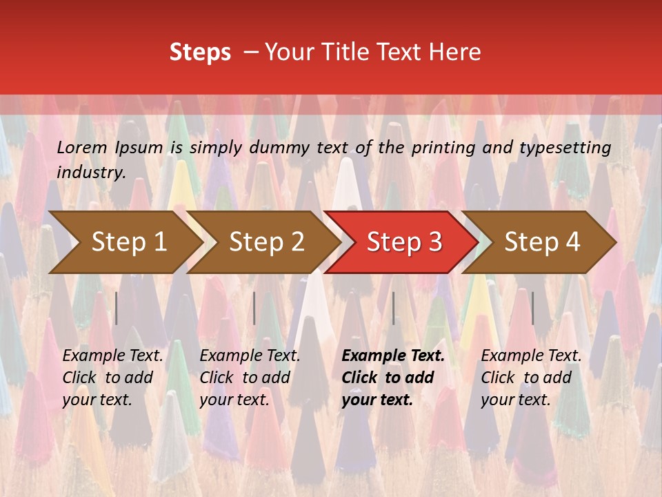Assortment Row Spectrum PowerPoint Template