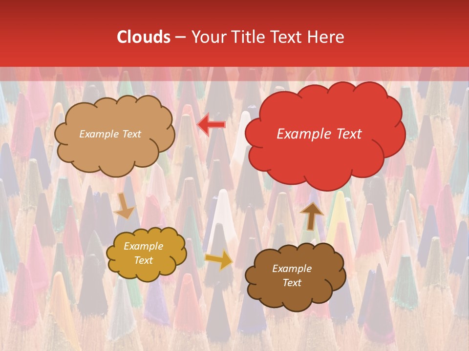 Assortment Row Spectrum PowerPoint Template