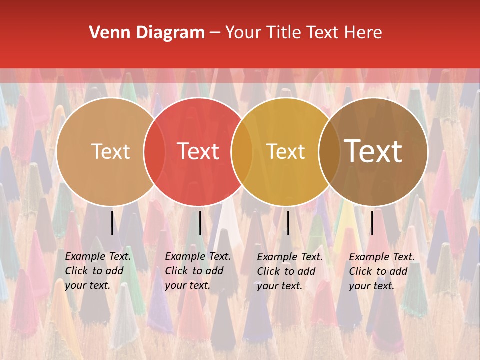Assortment Row Spectrum PowerPoint Template