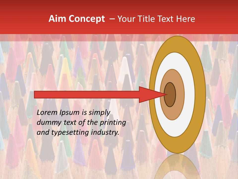 Assortment Row Spectrum PowerPoint Template