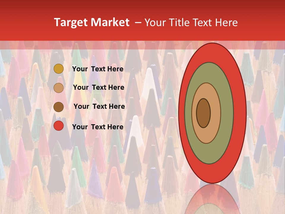 Assortment Row Spectrum PowerPoint Template