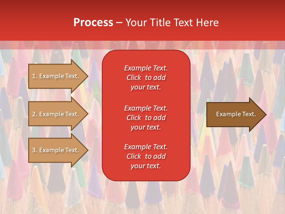 Assortment Row Spectrum PowerPoint Template