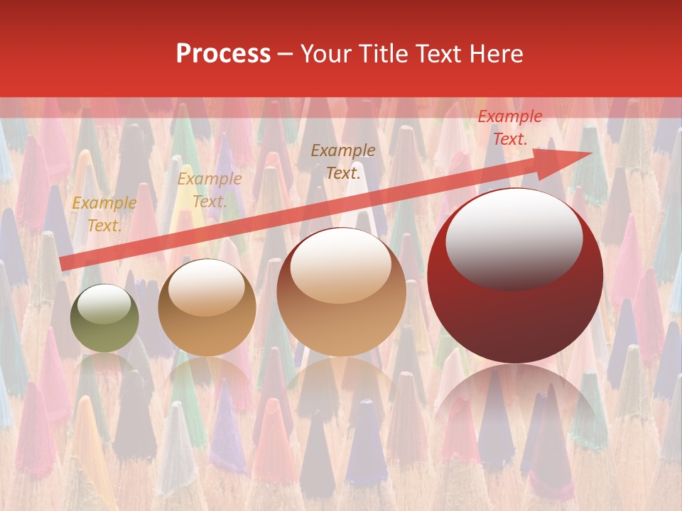 Assortment Row Spectrum PowerPoint Template