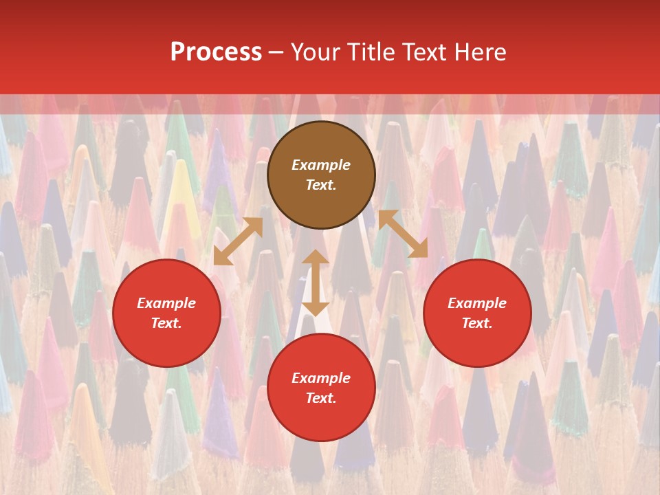 Assortment Row Spectrum PowerPoint Template