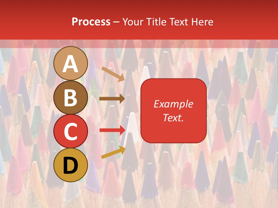 Assortment Row Spectrum PowerPoint Template
