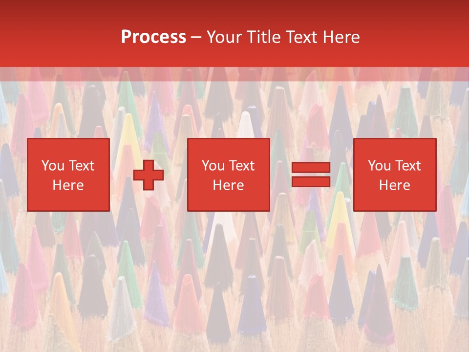 Assortment Row Spectrum PowerPoint Template