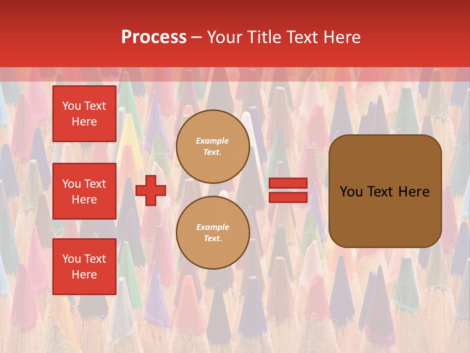 Assortment Row Spectrum PowerPoint Template