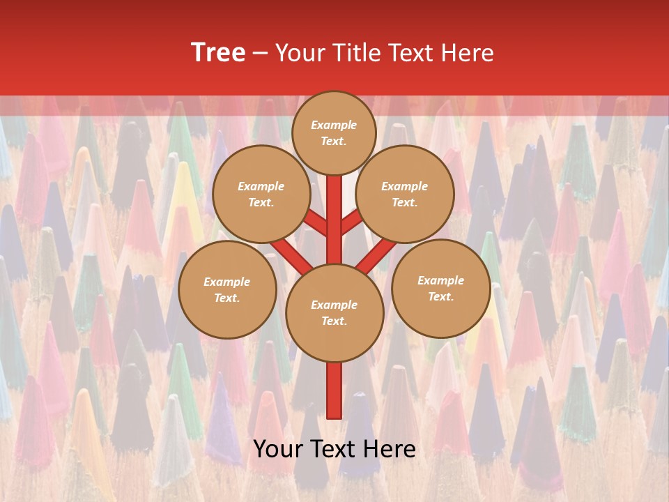 Assortment Row Spectrum PowerPoint Template