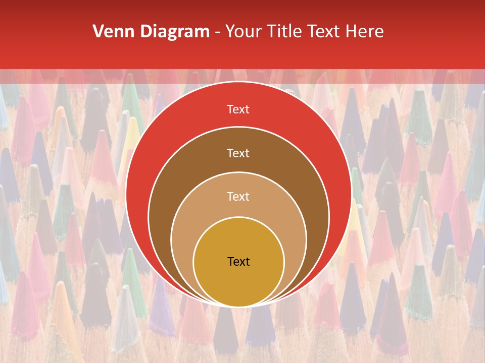 Assortment Row Spectrum PowerPoint Template