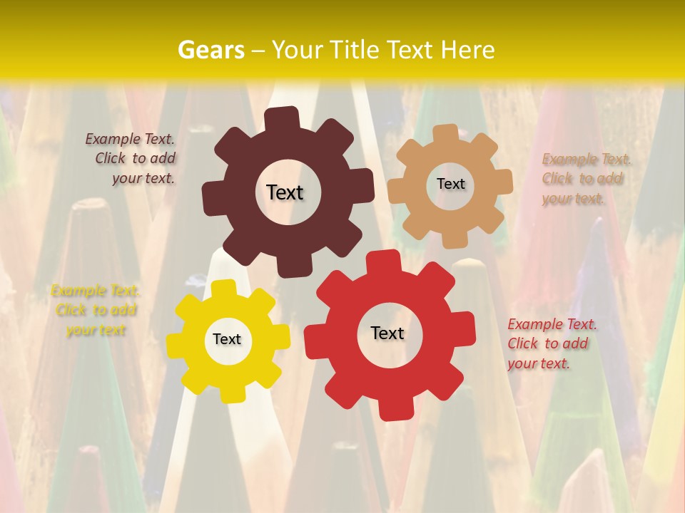 Instrument Multicolored Write PowerPoint Template