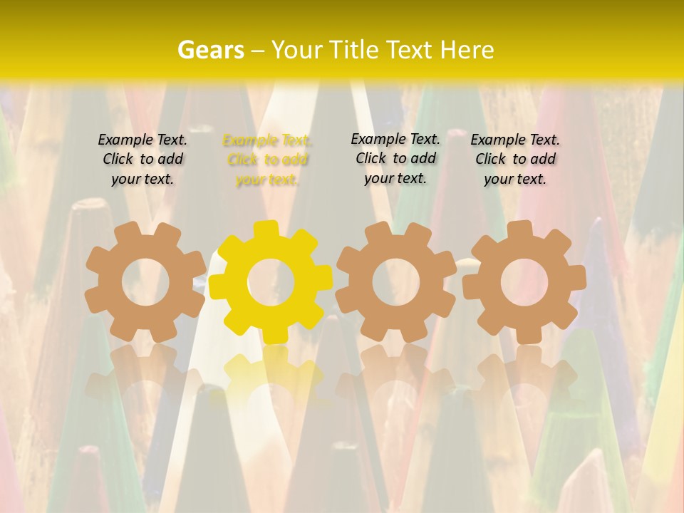 Instrument Multicolored Write PowerPoint Template