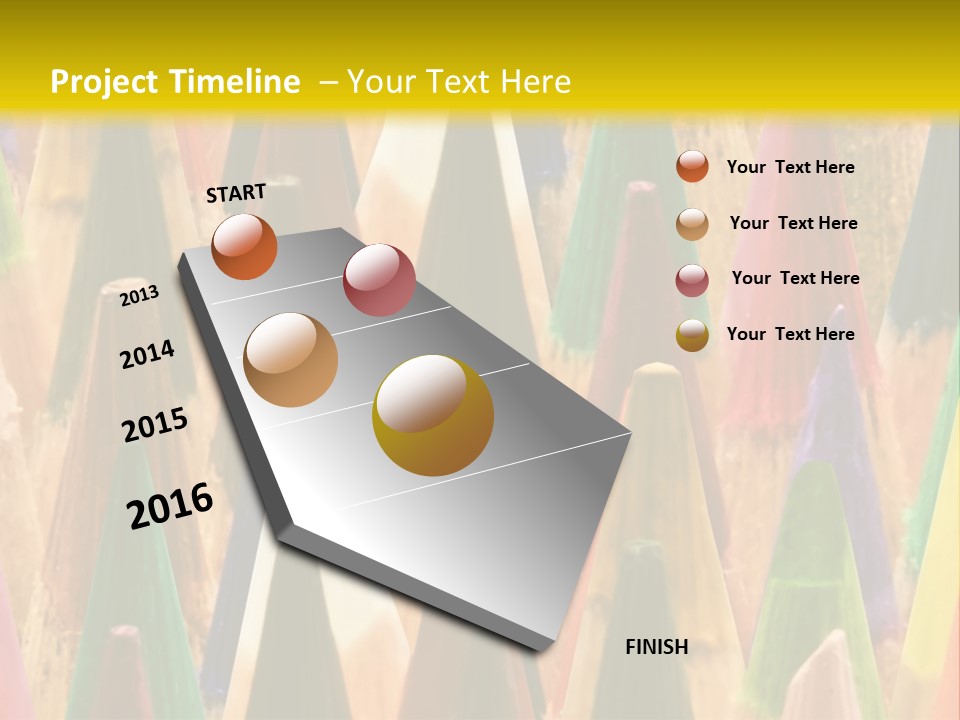 Instrument Multicolored Write PowerPoint Template