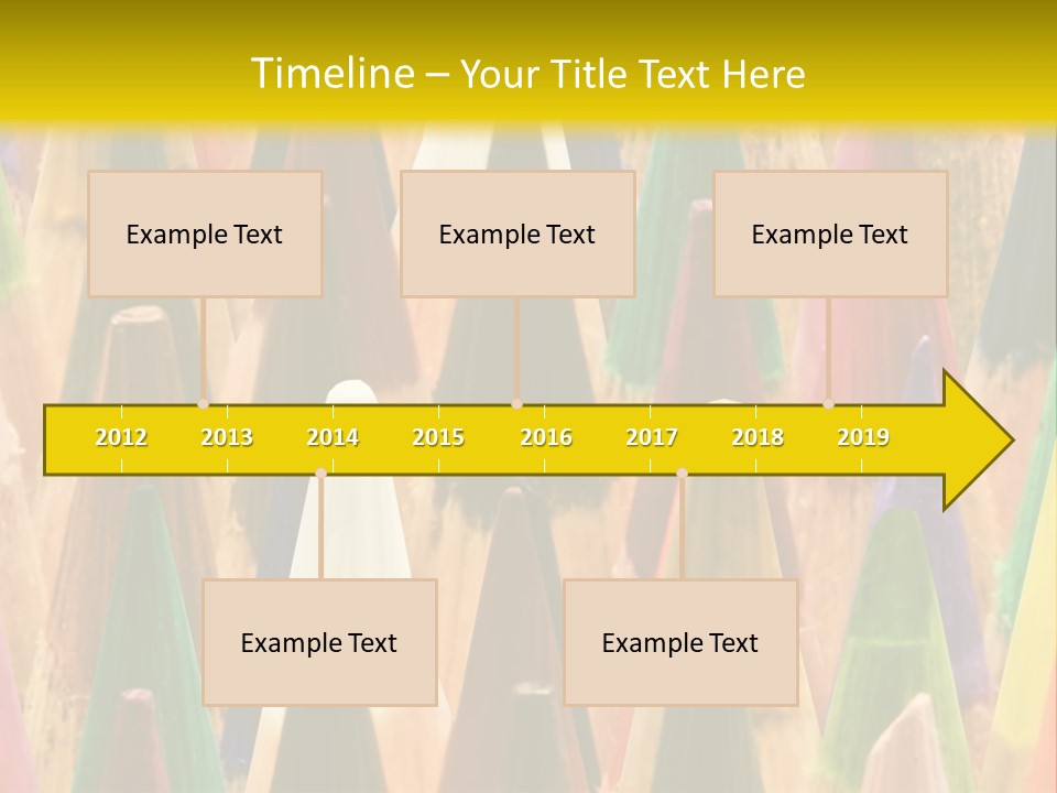 Instrument Multicolored Write PowerPoint Template