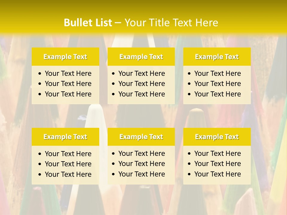 Instrument Multicolored Write PowerPoint Template