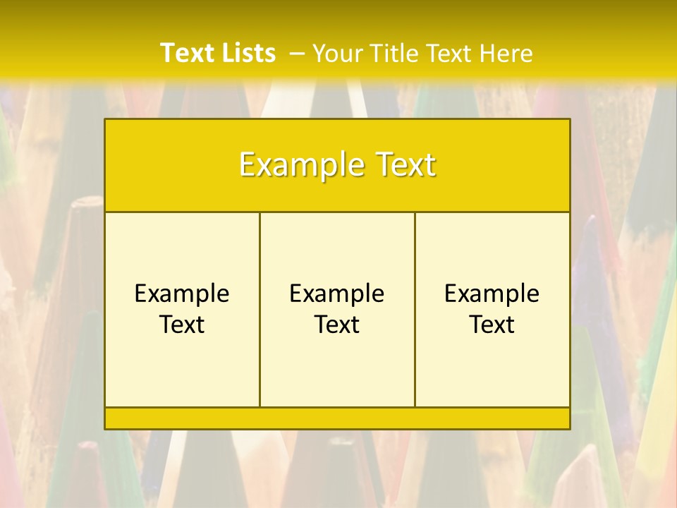 Instrument Multicolored Write PowerPoint Template