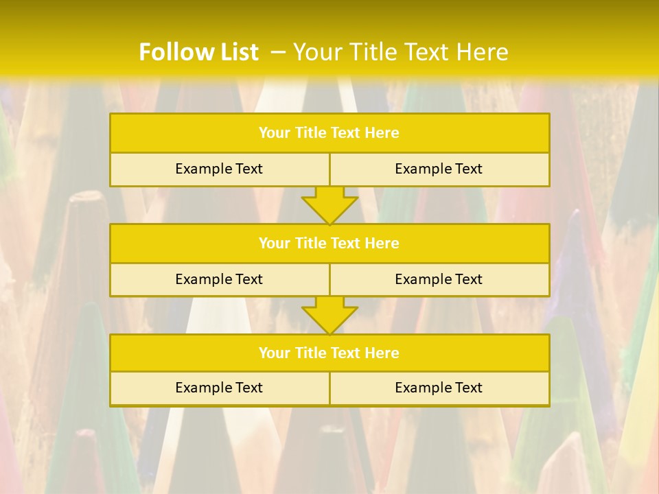 Instrument Multicolored Write PowerPoint Template