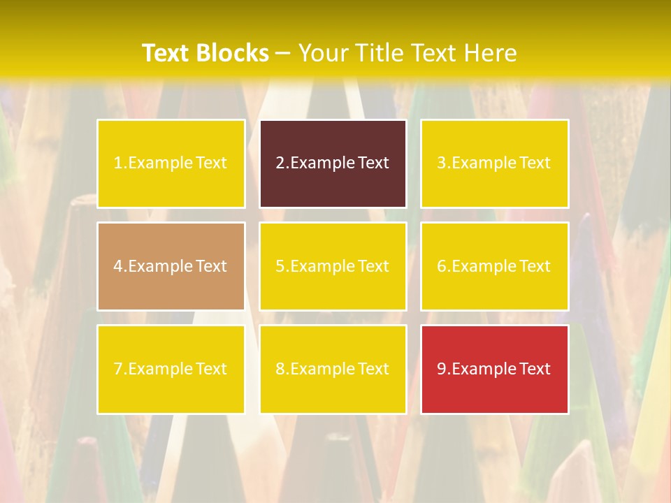 Instrument Multicolored Write PowerPoint Template