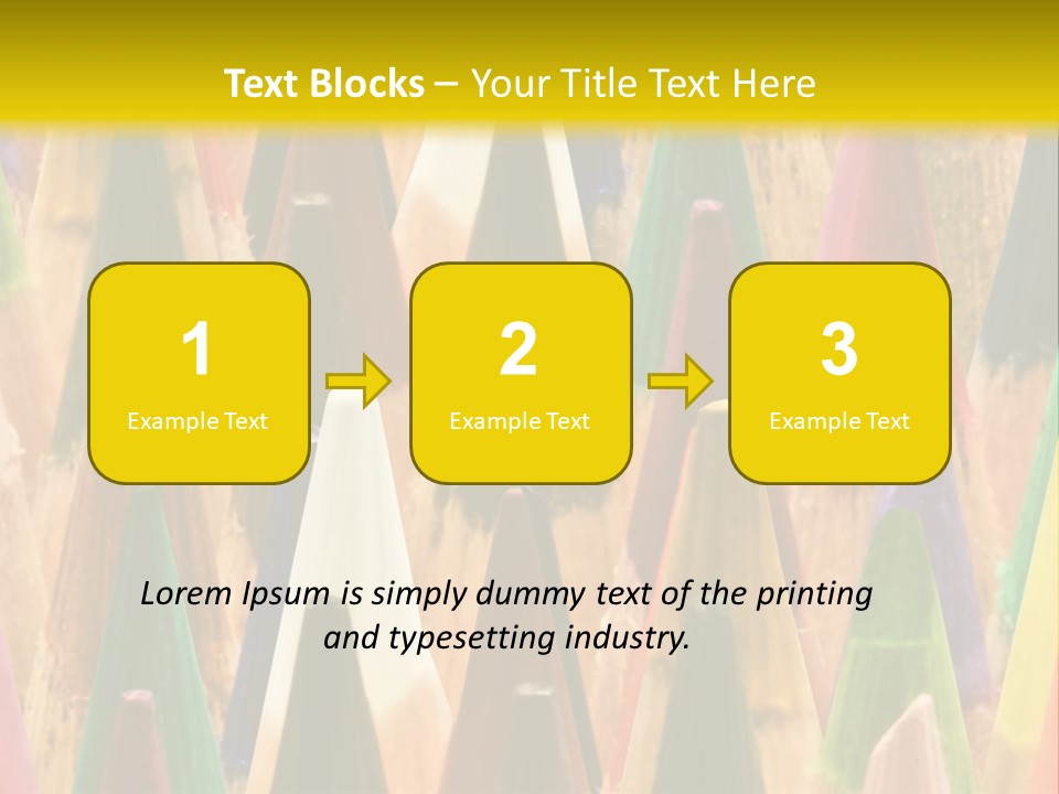 Instrument Multicolored Write PowerPoint Template