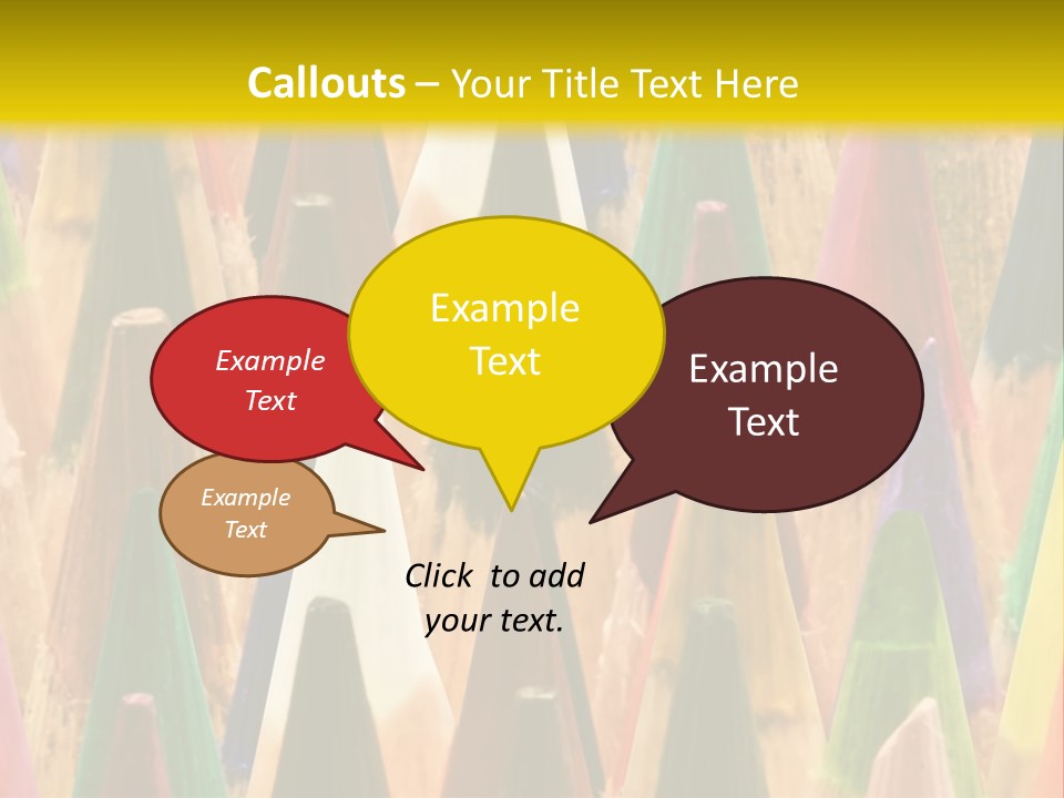 Instrument Multicolored Write PowerPoint Template