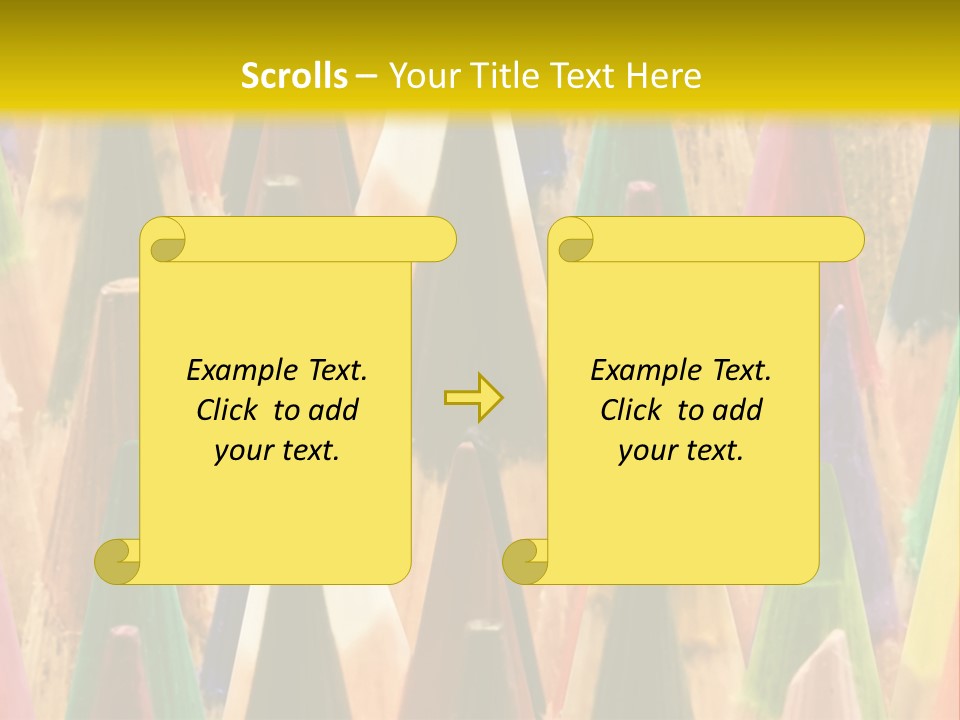 Instrument Multicolored Write PowerPoint Template