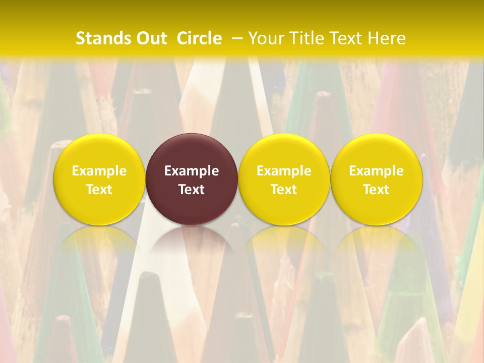 Instrument Multicolored Write PowerPoint Template