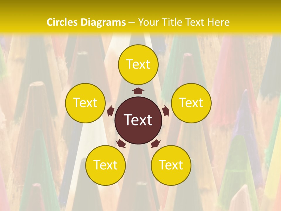 Instrument Multicolored Write PowerPoint Template