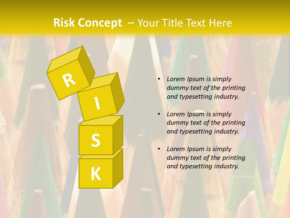 Instrument Multicolored Write PowerPoint Template