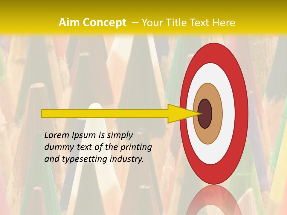 Instrument Multicolored Write PowerPoint Template