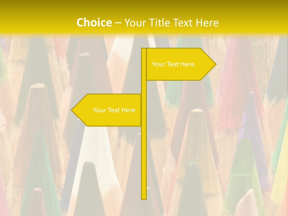 Instrument Multicolored Write PowerPoint Template