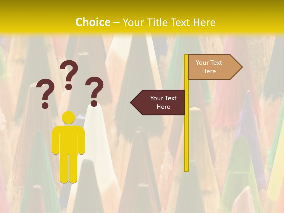 Instrument Multicolored Write PowerPoint Template
