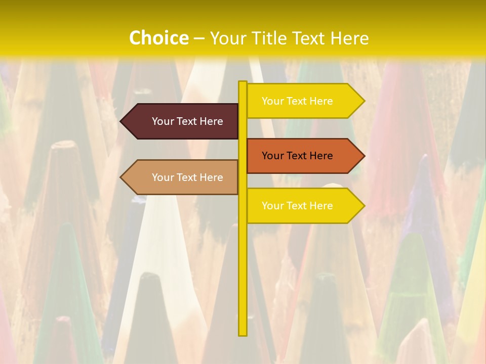 Instrument Multicolored Write PowerPoint Template