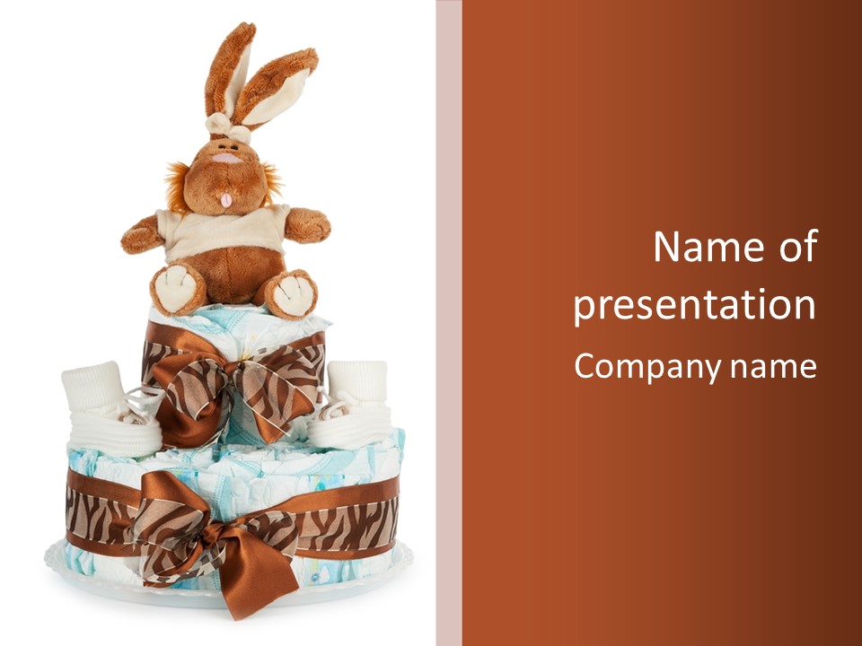 Cake Wear Newborn PowerPoint Template