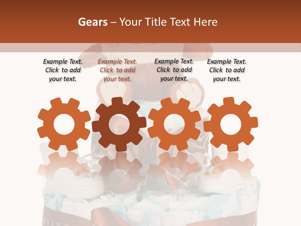 Cake Wear Newborn PowerPoint Template