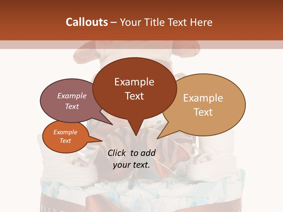 Cake Wear Newborn PowerPoint Template