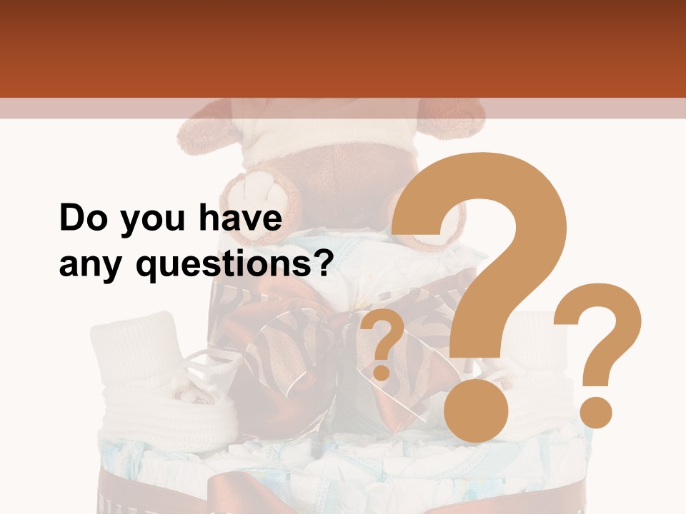 Cake Wear Newborn PowerPoint Template