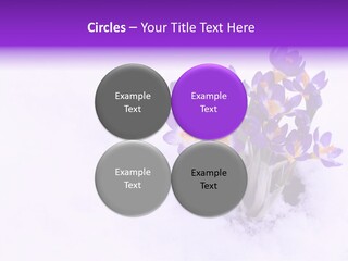Easter Natural Purple PowerPoint Template