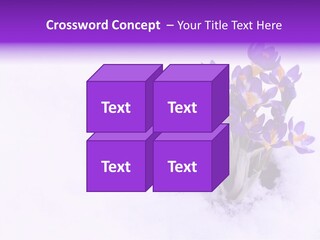 Easter Natural Purple PowerPoint Template