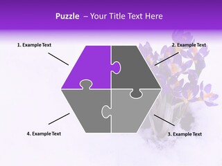 Easter Natural Purple PowerPoint Template