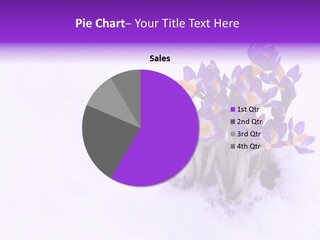 Easter Natural Purple PowerPoint Template