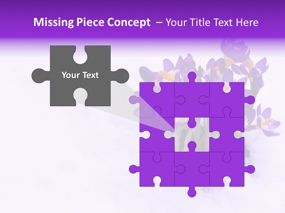 Easter Natural Purple PowerPoint Template