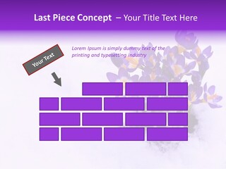 Easter Natural Purple PowerPoint Template