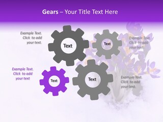 Easter Natural Purple PowerPoint Template