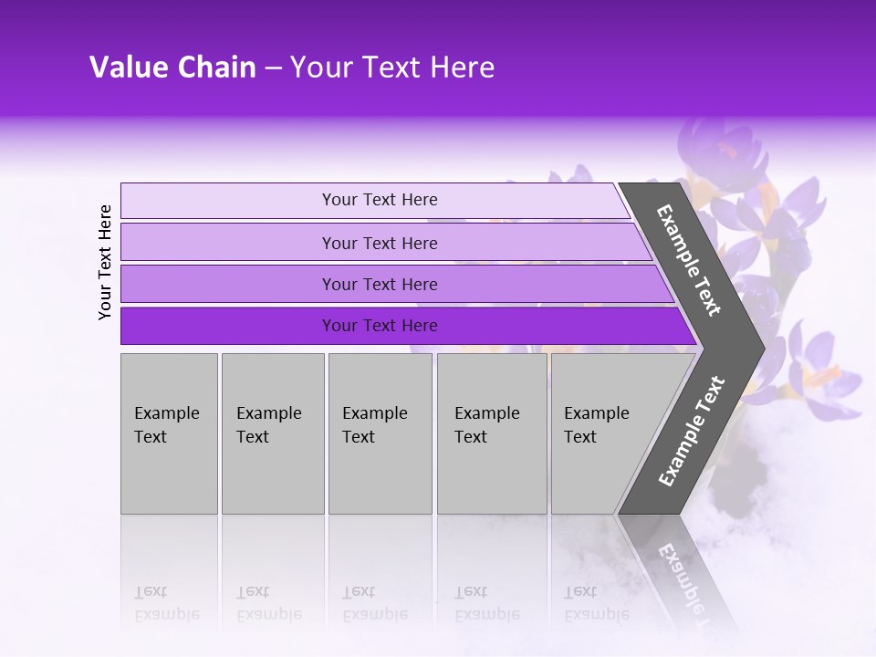 Easter Natural Purple PowerPoint Template