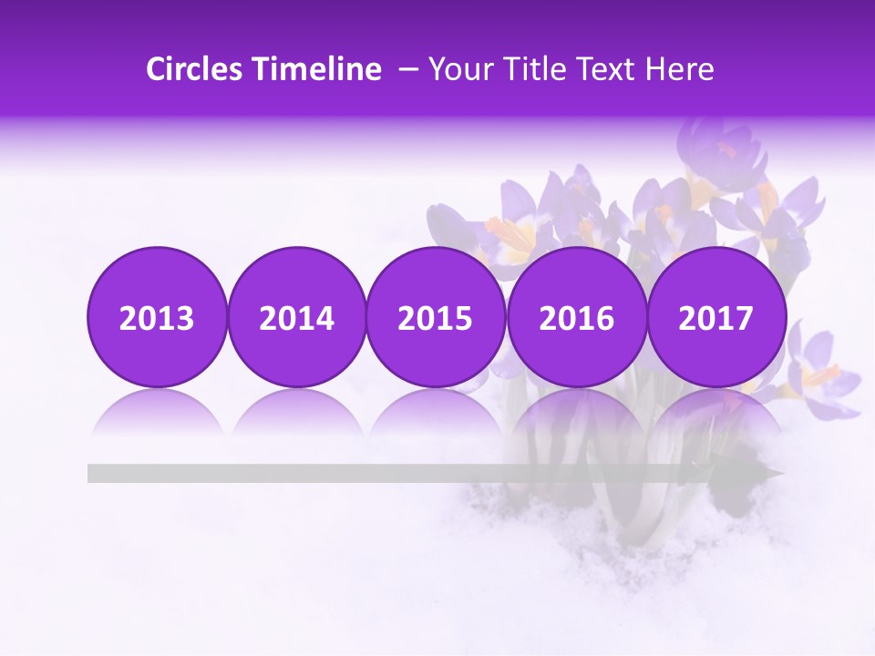 Easter Natural Purple PowerPoint Template