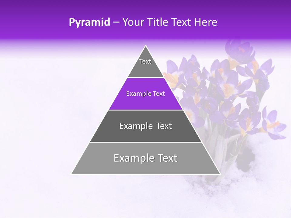 Easter Natural Purple PowerPoint Template