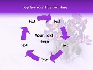Easter Natural Purple PowerPoint Template