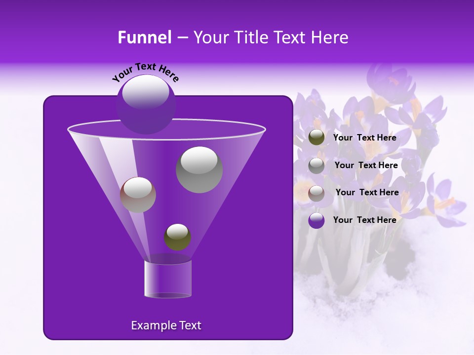 Easter Natural Purple PowerPoint Template
