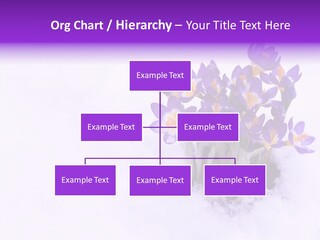 Easter Natural Purple PowerPoint Template