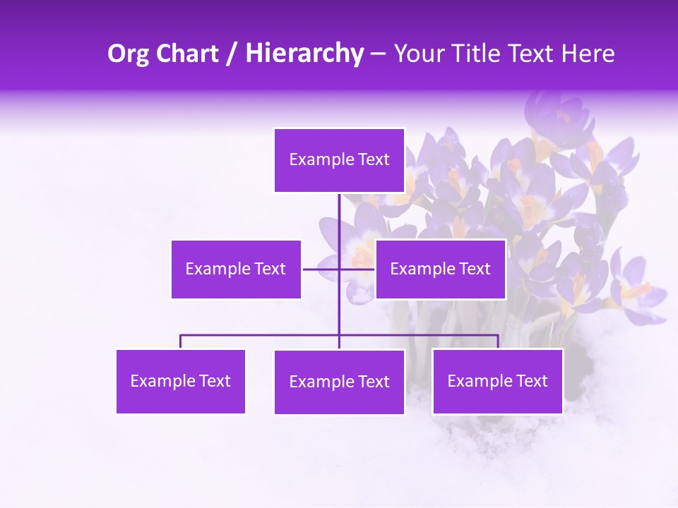 Easter Natural Purple PowerPoint Template