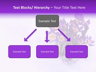 Easter Natural Purple PowerPoint Template